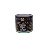 Helmos Gr reamed Honey with Bee Pollen, Royal Jelly & Propolis - Natural Blend of Three Bee Products, 210g Jar - Creamy & Pure Honey from Greece