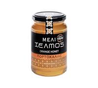 Helmos Greek Orange Blossom Honey 480g - Citrus Honey from Greece - Naturally Sweet & Floral - Premium Mediterranean Honey Perfect for Breakfast & Tea