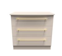 Helmsley 3 Drawer Chest (Ready Assembled) Ready Assembled 2 U Stone One Size