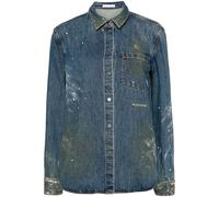 Helmut Lang painted denim shirt - Blue XXS-XS-S-M-L