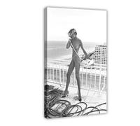 Helmut Newton Poster 2 Canvas Poster Bedroom Decor Landscape Office Room Decor Gift 12x18inch(30x45cm)