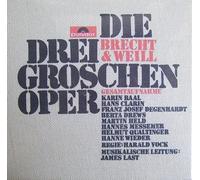 Helmut Qualtinger / Karin Baal / Hans Clarin / Franz Josef Degenhardt / Berta Drews / Martin Held / Hannes Messemer / Hanne Wieder / Karl-Heinz Koepke / James Last u.a. - Brecht & Weill: Die Dreigroschenoper (Gesamtaufnahme) [Vinyl Schallplatte] [3 LP Box-Set]
