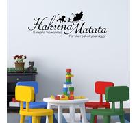 Heloner Inspirational Quotes Wall Art Stickers for bedrooms for boys Motivational Words Letters from the“The Lion King Movie”Removable DIY Vinyl children's wall stickers for Living Room Bedroom