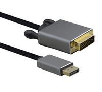 Helos Premium Connection Cable DisplayPort Male/DVI Male 1.0 m Black