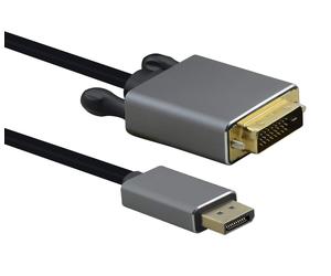 Helos Premium Connection Cable DisplayPort Male/DVI Male 1.0 m Black