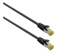 Helos Ultra Flex Patch Cable S/FTP Cat 6a TPE Black 10.0 m