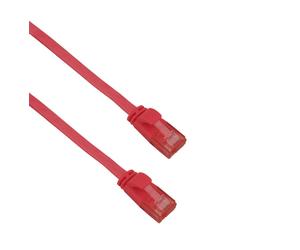 Helos Ultra Slim Patch Cable U/UTP Cat 6 Red 20.0 m