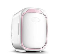 HELOU Mini Refrigerator for Office and Car Cooler and Warmer Rapid Cooling 6 Liter Mini Fridge Beverage refrigerator for Bedroom, Skincare Fridge Makeup, Foods