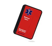 Help Belts General Medical Alert 9” Neoprene Medical Alert Seat Belt Cover with Pocket and Information Sheets
