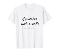 Help Desk - Escalates with A Smile - IT Support Value Graphic T-Shirt