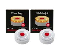help flash IoT + Emergency light V16 with geolocation, 2 pieces, 2026, connected to DGT 3.0, signal V-16, location warning, database included, better visibility