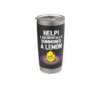 Help I Accidentally Summoned a Lemon Funny Meme Stainless Steel Insulated Tumbler