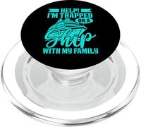 Help I'm trapped on a ship with my family cruising cruises PopSockets PopGrip for MagSafe