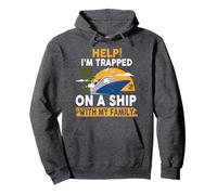 Help! I'm Trapped On A Ship With My Family Funny Cruise Pullover Hoodie