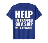Help Im Trapped On A Ship With My Family Matching Trip T-Shirt