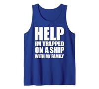 Help Im Trapped On A Ship With My Family Matching Trip Tank Top