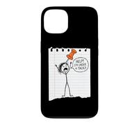 Help! I'm Under A Tack! Fun Saying Sarcastic Cartoon Novelty Case for iPhone 13