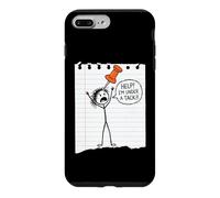Help! I'm Under A Tack! Fun Saying Sarcastic Cartoon Novelty Case for iPhone 7 Plus/8 Plus