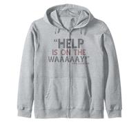 Help is on the waaaaay! -Mrs. Doubtfire Zip Hoodie