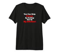Help Nonna By Getting Out of My Kitchen Italian Premium T-Shirt