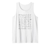 Help Sign Symbols Show Worldwide Wordless Speaking Tank Top