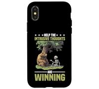 Help The Intrusive Thoughts Are Winning Overthinking - Case for iPhone X/XS