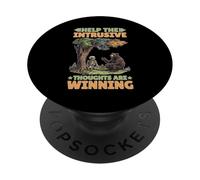 Help The Intrusive Thoughts Are Winning Overthinking PopSockets Adhesive PopGrip