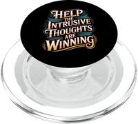 Help The Intrusive Thoughts Are Winning Overthinking - PopSockets PopGrip for MagSafe