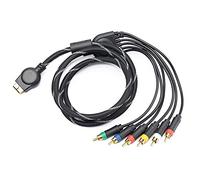 helpers lab Component AV Cable for PS2 PS3 1.8m 6ft YPbPr Cable for PlayStation 2 3 Component RCA Audio Video Cable for PS2/3 Gaming Console