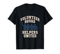 Helpers United Volunteer Squad Collegiate Logo T-Shirt