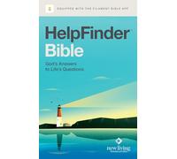 HelpFinder Bible NLT, Filament Enabled (Hardcover, Harbor Blue, Red Letter)