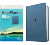 HelpFinder Bible NLT, Filament Enabled (LeatherLike, Harbor Blue, Red Letter)