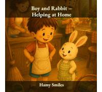 Helping at Home (Boy and Rabbit)