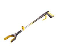 Helping Hand Company Handi-Grip PRO Reacher Grabber 32” / 82cm. Long Handled Grabbing Aid Stick for Elderly, Disabled, or Anyone Struggling When Bending and Reaching. Rotating Head Grabber Tool