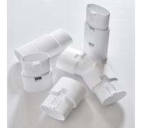 Helping Hand Company Kingfisher Bath Seat 2" / 50mm Extension Leg Set Only - White Plastic. Adjust Height of All Kingfisher Bath Seat from 6" (150mm)