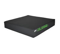 Helping Hand Company Lowzone ECO Memory Foam Pressure Relieving Cushion. Low Risk Cushion with Wipeable Cover for Elderly, Pressure Sore Relief, Tailbone Pain Relief Cushion, Bed Sores (18" x 18")
