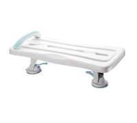 Helping Hand Company Surefoot White Plastic Shower/Bath Board with Handle and Locking Feet. Shower Board for Elderly & Disabled. Adjustable to Fit 16"-25" Width Baths. 200kg / 31 Stone Weight Limit