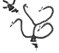 Helping Hands Kit - 4 Adjustable Arms, Multifunction Hobby Workstation, Art Craft Support | Precision Clamp Tool for Model Painting Jewelry Repair Electronics Soldering and DIY Projects