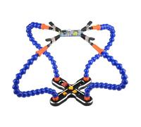 Helping Hands Kit | Soldering Holder Stand | Helping Hands Tool, 4 Arms Helping Hands Soldering Holder Tool, Aluminum Non Slip Base with Alligator Clips for Crafts, Repair, Jewelry Hobb