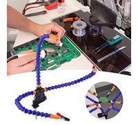 Helping Hands, PCB Holder Third Hand Soldering Tool Multifunctional PCB Holder Flexible Arms Helping Hands Flexible 3 Arms Soldering Holder for Circuit Board Repairing and Fixing
