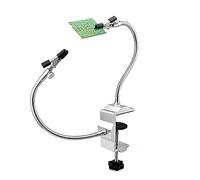 Helping Hands Toolour Third Hands Soldering, PCB Holder, 2 Flexible Universal Arms, Welding Station Clamp for DIY Hobby Arts, Model Crafting, Electronic Repair…
