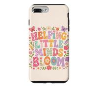 Helping Little Minds Bloom Teacher Floral Butterfly Apple Case for iPhone 7 Plus/8 Plus