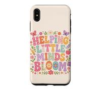 Helping Little Minds Bloom Teacher Floral Butterfly Apple Case for iPhone XS Max