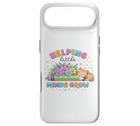 Helping Little Minds Grow Flower Elementary School Teacher Case for iPhone Air