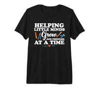 Helping Little Minds Grow One Phoneme At A Time ESL Teacher Premium T-Shirt