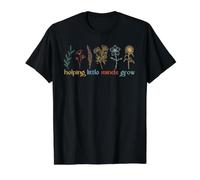 Helping Little Minds Grow Value Graphic T-Shirt, Men, Black, XL
