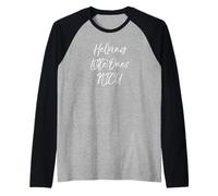 Helping Little Ones NICU Gifts Neonatal Intensive Care Unit Raglan Baseball Tee