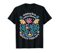Helping Little Voices Bloom Speech Therapy SLP T-Shirt