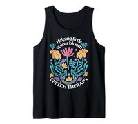 Helping Little Voices Bloom Speech Therapy SLP Tank Top