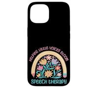 Helping Little Voices Bloom Speech Therapy Speech Therapist Case for iPhone 15